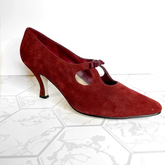 Vintage Rare Bernardo Suede Pump Maura - Picture 1 of 8